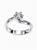 Anello Vidali Gioielli Donna in Oro bianco Diamante 0.44 Ct ANOR-104-34 - ANOR-104-34